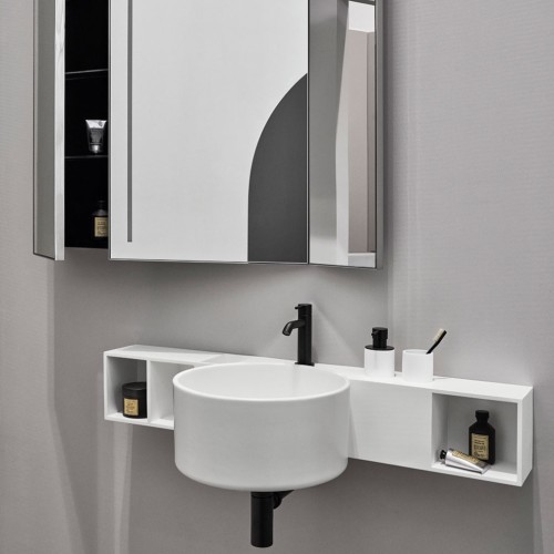 Sella es un lavabo suspendido con estructura de Cielo | Terracerámica
