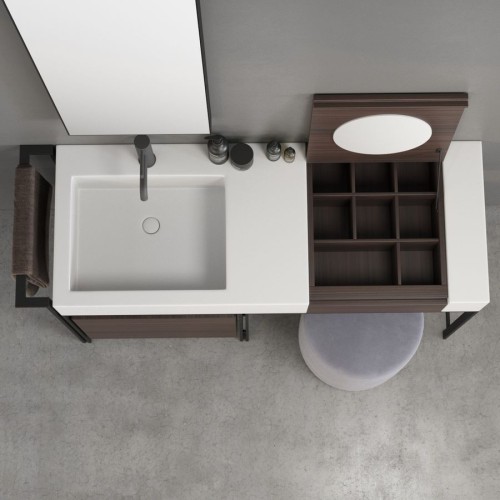 Narciso Vanity es un mueble con lavabo de Cielo | Terracerámica