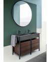 Narciso doppio es un mueble con lavabo doble de Cielo | Terracerámica