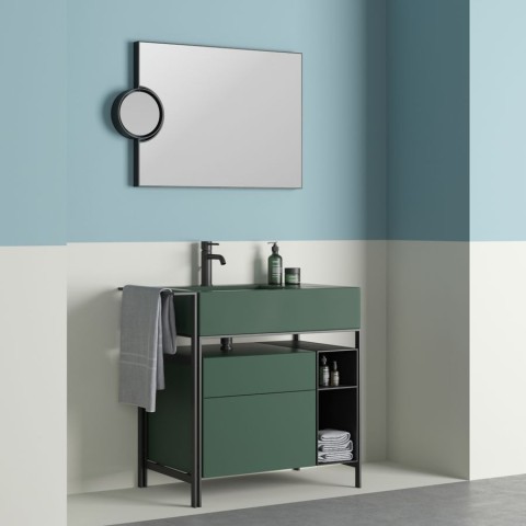 Narciso es un mini mueble con lavabo de la marca Cielo | Terracerámica