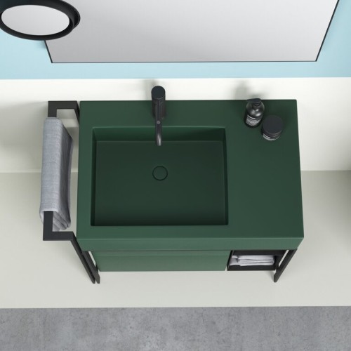 Narciso es un mini mueble con lavabo de la marca Cielo | Terracerámica