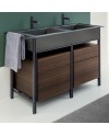 Narciso doppio es un mueble con lavabo doble de Cielo | Terracerámica
