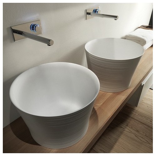 Handmade es un lavabo sobre enciemera de Falper | Terracerámica