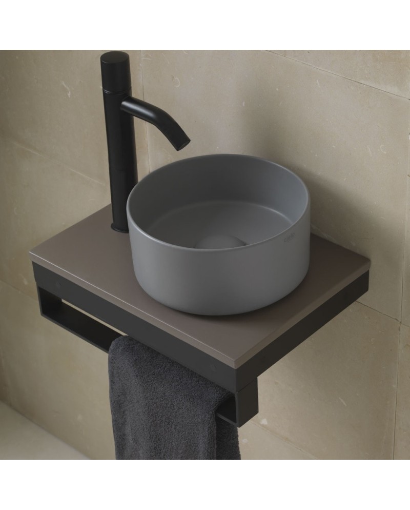 Shui Comfoirt es un lavabo mini de colores de Cielo | Terracerámica Shui Comfoirt es un lavabo mini de colores de Cielo | Terracerámica