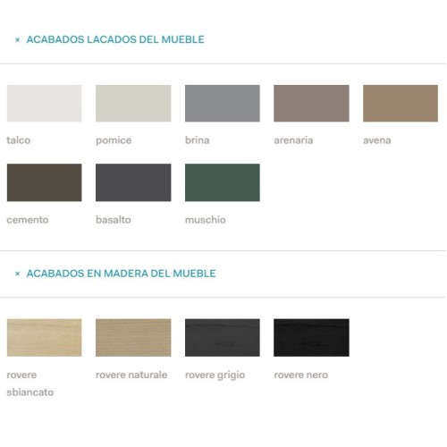 Tiberino de Cielo es un mueble contenedor con lavabo | Terracerámica