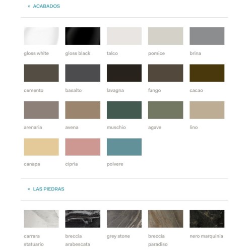 Le Giare de Cielo es un lavabo sobrencimera en colores | Terracerámica