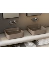 Shui Comfort es un lavabo cuadrado de colores de Cielo | Terracerámica