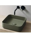 Shui Comfort es un lavabo cuadrado de colores de Cielo | Terracerámica