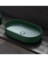 Shui es un lavabo oval de colores de la marca Cielo | Terracerámica