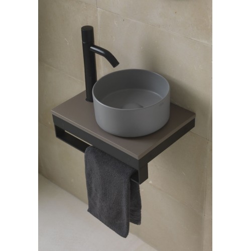 Shui Comfort de Cielo es un lavabo redondo de apoyo | Terracerámica