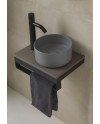 Shui Comfort de Cielo es un lavabo redondo de apoyo | Terracerámica