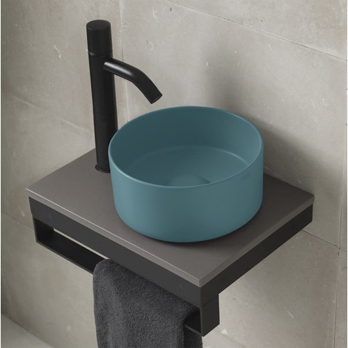 Shui Comfort de Cielo es un lavabo redondo de apoyo | Terracerámica