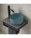 Shui Comfort de Cielo es un lavabo redondo de apoyo | Terracerámica