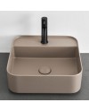 Shui Comfort es un lavabo cuadrado de colores de Cielo | Terracerámica