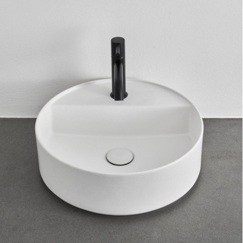 Shui Comfort es un lavabo redondo de colores de Cielo | Terracerámica