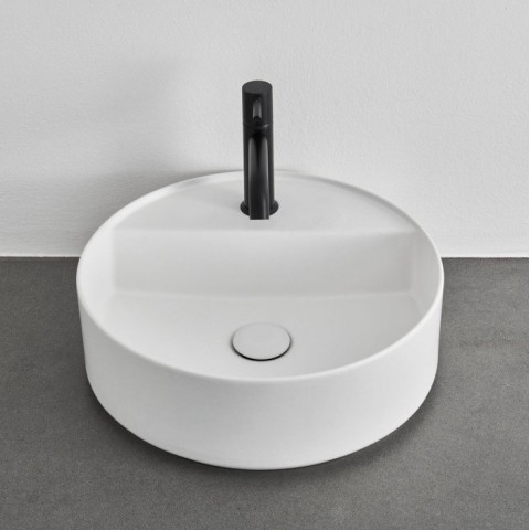 Shui Comfort es un lavabo redondo de colores de Cielo | Terracerámica