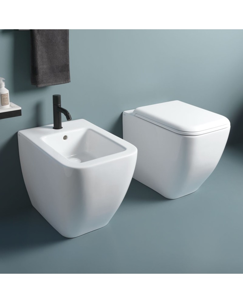 Shui Comfort es un bidet a suelo de colores de Cielo | Terracerámica Shui Comfort es un bidet a suelo de colores de Cielo | Terracerámica
