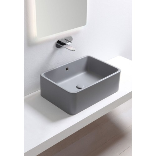 Shui es un lavabo rectangular de colores de Cielo | Terracerámica
