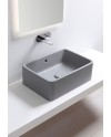Shui es un lavabo rectangular de colores de Cielo | Terracerámica