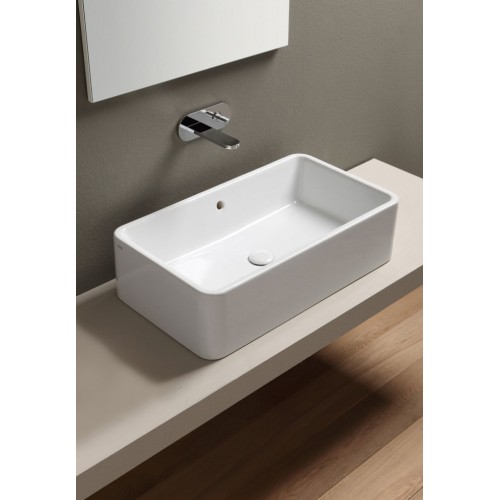 Shui es un lavabo rectangular de colores de Cielo | Terracerámica