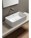 Shui es un lavabo rectangular de colores de Cielo | Terracerámica