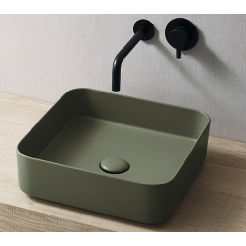 Shui Comfort es un lavabo de porcelana en colores | Terracerámica