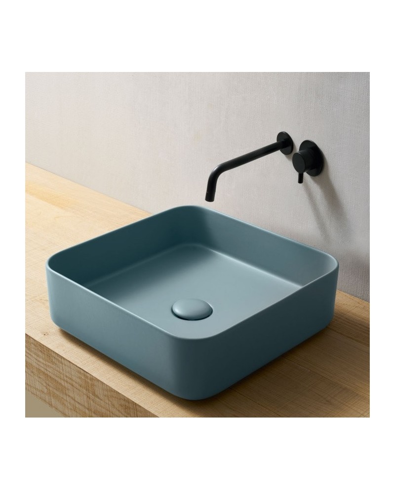 Shui Comfort es un lavabo de porcelana en colores | Terracerámica Shui Comfort es un lavabo de porcelana en colores | Terracerámica