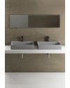 Smile es un lavabo rectangular de colores de Cielo | Terracerámica