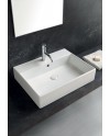 Smile es un lavabo rectangular de colores de Cielo | Terracerámica