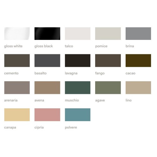 Smile es un lavabo rectangular de colores de Cielo | Terracerámica