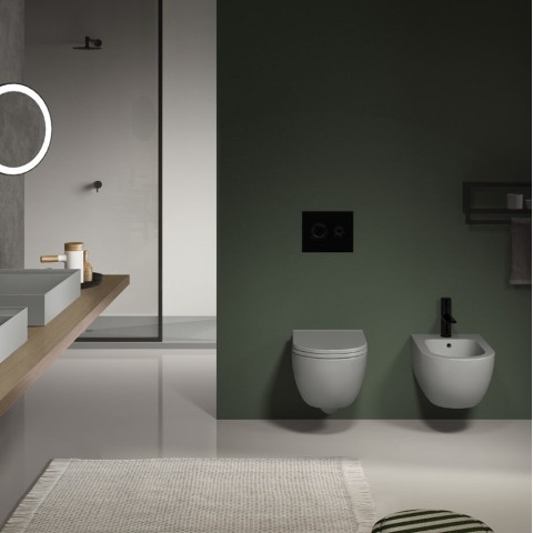 Enjoy en un bidet de la marca Cielo de colores | Terracerámica