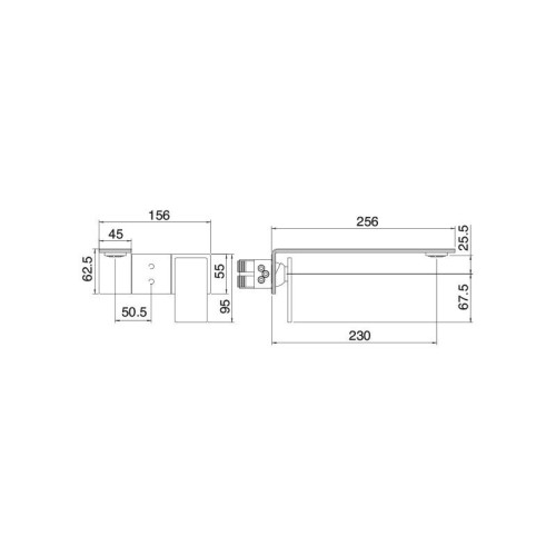 Grifo manual Treeme. Para lavabo empotrado 5mm | Terracerámica