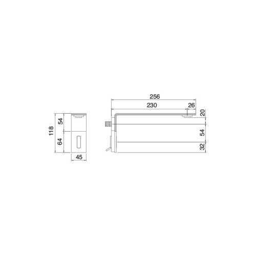 treemme-5mm-grifo-lavabo-electrónico-empotrado-230mm-inox-terra-ceramica-tap