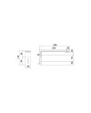 treemme-5mm-grifo-lavabo-electrónico-empotrado-230mm-inox-terra-ceramica-tap