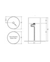Nic ovvio es un lavabo freestanding en colores | Terracerámica