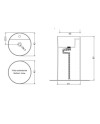 Nic Ovvio es un lavabo freestanding en colores | Terracerámica