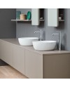 Nic Ovvio es un lavabo sobre encimera en colores | Terracerámica