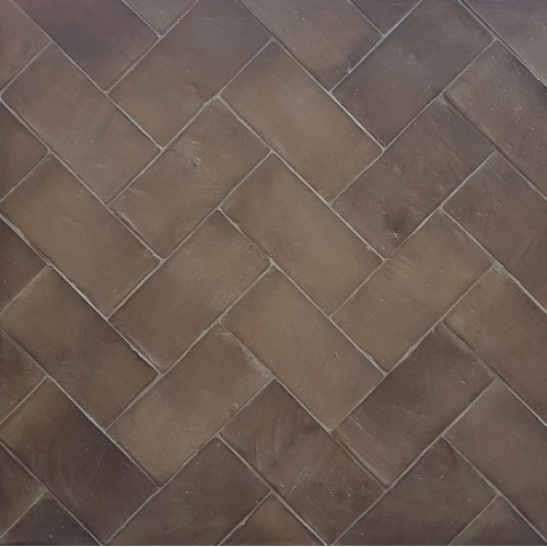 Baldosa en terracota gris hecha a mano | Terracerámica
