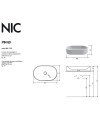 Pin es un lavabo sobrencimera en cerámica de Nic | Terracerámica