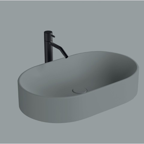 Pin es un lavabo sobrencimera en cerámica de Nic | Terracerámica