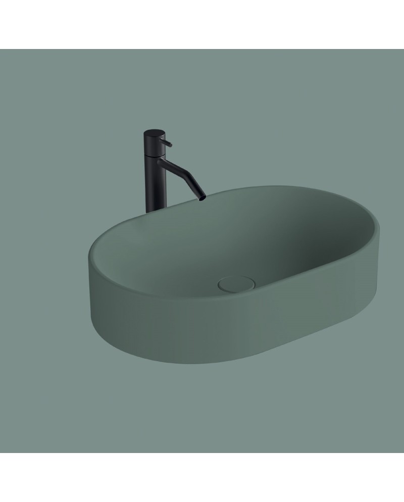 Nic Pin es un lavabo sobre encimera en cerámica | Terracerámica Nic Pin es un lavabo sobre encimera en cerámica | Terracerámica