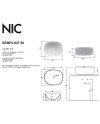 Lavabos de la marca Nic, colección SEMPLICE |Terracerámica
