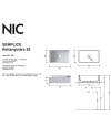 Lavabos de la marca Nic, colección SEMPLICE | Terracerámica