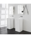 Semplice es un lavabo exento de Nic en colores | Terracerámica