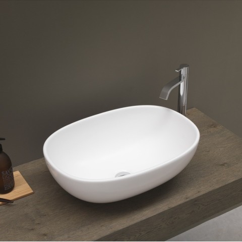 Nic MILK es un lavabo sobre encimera en colores | Terracerámica