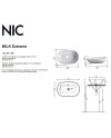 Nic MILK EXTREME, lavabo sobre encimera en colores | Terracerámica