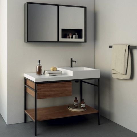 Semplice 105 es un mueble de baño de la marca Nic | Terracerámica