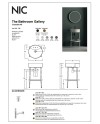 Consolle 45 es un mueble de baño de la marca Nic | Terracerámica