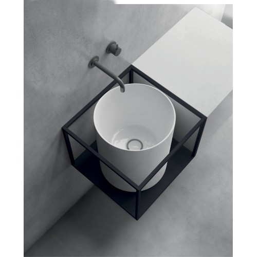 Core es un lavabo cerámico de colores de Galassia | Terracerámica