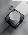 Core es un lavabo cerámico de colores de Galassia | Terracerámica